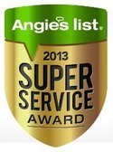 2013 angies list super service award badge