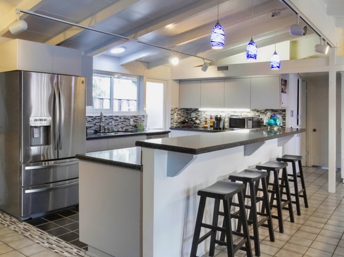Image of renovated kitchen in Long Beach CA